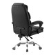 Καρέκλα γραφείου διευθυντή Sanema  pu μαύρο 62x67x112-122εκ