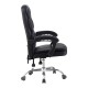 Καρέκλα γραφείου διευθυντή Sanema  pu μαύρο 62x67x112-122εκ