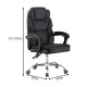 Καρέκλα γραφείου διευθυντή Sanema  pu μαύρο 62x67x112-122εκ