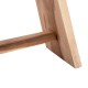Σκαμπό Saddle  suar ξύλο σε φυσική απόχρωση 50x30x50εκ