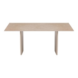 Τραπέζι Releno  sintered stone σε όψη τραβερτίνας 180x90x75εκ