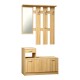 Έπιπλο εισόδου Jentia   με καθρέπτη sonoma MDF 113x100x89εκ