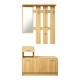 Έπιπλο εισόδου Jentia   με καθρέπτη sonoma MDF 113x100x89εκ