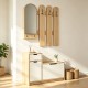 Έπιπλο εισόδου Kenty   με καθρέπτη sonoma με λευκό MDF 100x28x110εκ