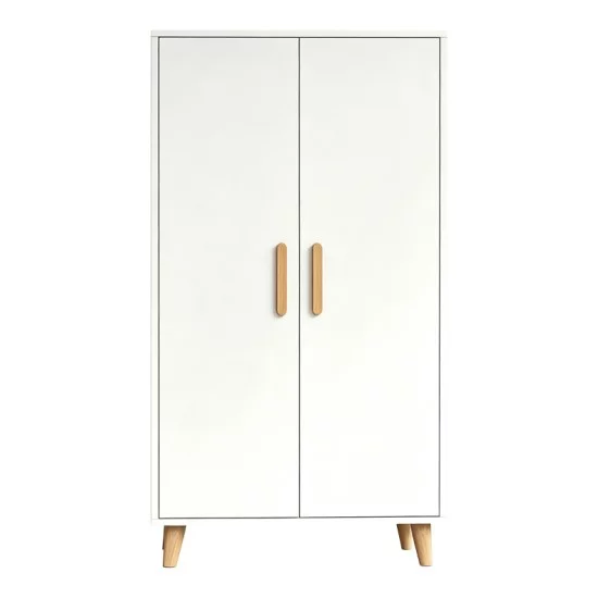 Ντουλάπι Tamera  λευκό με φυσική απόχρωση MDF 60x30x120εκ