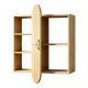 Ραφιέρα τοίχου Jonna  sonoma MDF 60x10x80εκ