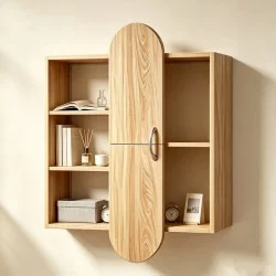 Ραφιέρα τοίχου Jonna  sonoma MDF 60x10x80εκ