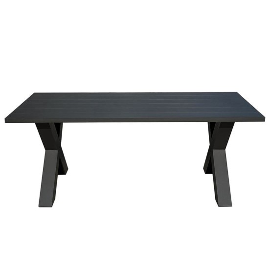 ALLEY Τραπέζι Dining Κήπου-Βεράντας ALU Ανθρακί ALLEY Τραπέζι Dining Κήπου-Βεράντας ALU Ανθρακί