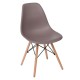 ART Wood Καρέκλα Τραπεζαρίας,  Πόδια Οξιά, Κάθισμα PP Sand Beige - 1 Step K/D - Pro -  46x53x81cm