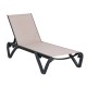 CAPRI K/D Ξαπλώστρα Αλουμίνιο Μαύρο, PP-UV Μαύρο - Textilene Cappuccino CAPRI K/D Ξαπλώστρα Αλουμίνιο Μαύρο, PP-UV Μαύρο - Textilene Cappuccino