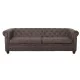 CHESTERFIELD Newport Kαναπές 3Θέσιος Σαλονιού - Καθιστικού, Ύφασμα Antique Look Καφέ CHESTERFIELD Newport Kαναπές 3Θέσιος Σαλονιού - Καθιστικού, Ύφασμα Antique Look Καφέ