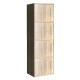 CLOSET Ντουλάπι Βοηθητικό Τετράφυλλο, Απόχρωση Sonoma CLOSET Ντουλάπι Βοηθητικό Τετράφυλλο, Απόχρωση Sonoma