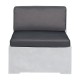 CONCRETE Set Μαξιλάρια Καρέκλας, Γκρι Ύφασμα Water Repellent - 2 Tεμάχια CONCRETE Set Μαξιλάρια Καρέκλας, Γκρι Ύφασμα Water Repellent - 2 Tεμάχια
