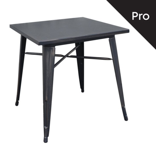 RELIX Τραπέζι Dining-Pro, Μέταλλο Βαφή Antique Black