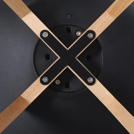 MARTIN Καρέκλα Τραπεζαρίας Κουζίνας, Metal Cross Ξύλο, ΡΡ Μαύρο, Αμοντάριστη Ταπετσαρία MARTIN Καρέκλα Τραπεζαρίας Κουζίνας, Metal Cross Ξύλο, ΡΡ Μαύρο, Αμοντάριστη Ταπετσαρία