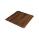 Contract Sliq Normal Επιφάνεια Τραπεζιού τ.Werzalit, Απόχρωση Walnut -  80x80cm/16mm