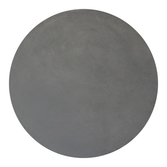 CONCRETE Επιφάνεια Τραπεζιού Cement Grey -  Φ60cm (Τελείωμα 2,5cm)