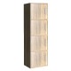 CLOSET Ντουλάπι Βοηθητικό Τετράφυλλο, Απόχρωση Sonoma CLOSET Ντουλάπι Βοηθητικό Τετράφυλλο, Απόχρωση Sonoma