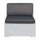 CONCRETE Set Μαξιλάρια Καρέκλας, Γκρι Ύφασμα Water Repellent - 2 Tεμάχια CONCRETE Set Μαξιλάρια Καρέκλας, Γκρι Ύφασμα Water Repellent - 2 Tεμάχια