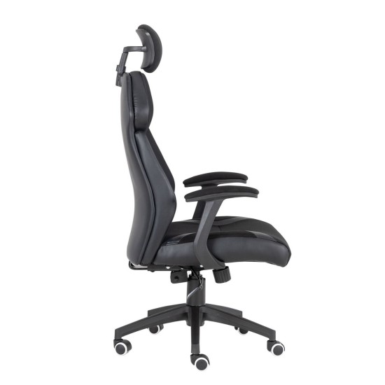 BF8300 Πολυθρόνα Γραφείου Διευθυντή, Microfiber Μαύρο PU Μαύρο BF8300 Πολυθρόνα Γραφείου Διευθυντή, Microfiber Μαύρο PU Μαύρο