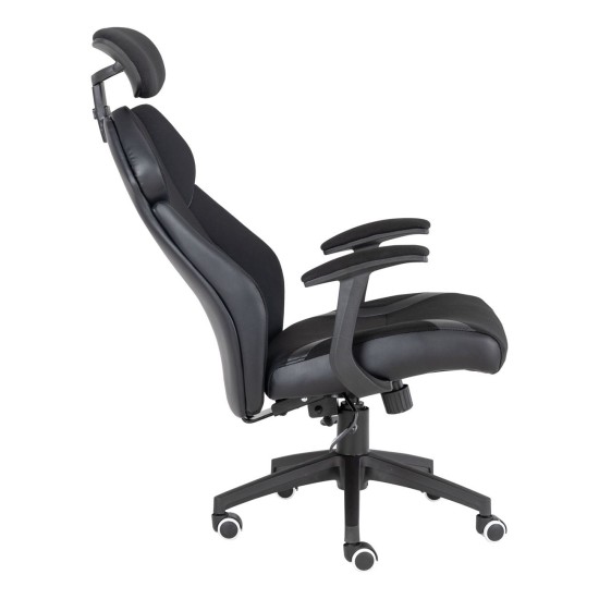 BF8300 Πολυθρόνα Γραφείου Διευθυντή, Microfiber Μαύρο PU Μαύρο BF8300 Πολυθρόνα Γραφείου Διευθυντή, Microfiber Μαύρο PU Μαύρο