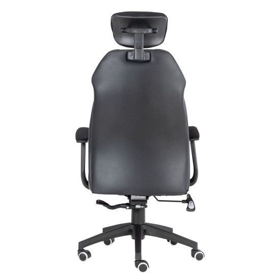 BF8300 Πολυθρόνα Γραφείου Διευθυντή, Microfiber Μαύρο PU Μαύρο BF8300 Πολυθρόνα Γραφείου Διευθυντή, Microfiber Μαύρο PU Μαύρο