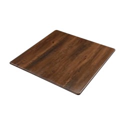 Contract Sliq Normal Επιφάνεια Τραπεζιού τ.Werzalit, Απόχρωση Walnut -  70x120cm/16mm