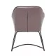 POLLY Πολυθρόνα Μέταλλο Βαφή Μαύρο, Ύφασμα Suede Cappuccino POLLY Πολυθρόνα Μέταλλο Βαφή Μαύρο, Ύφασμα Suede Cappuccino