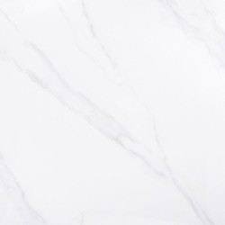 Επιφάνεια Μάρμαρο Sintered Stone, Απόχρωση White Marble (MDF για στήριξη βάσης) -  60x60cm/11mm