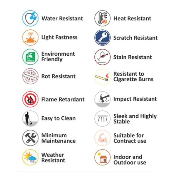HPL (High Pressure Laminated) Επιφάνεια Τραπεζιού Απόχρωση Cement, UV HPL (High Pressure Laminated) Επιφάνεια Τραπεζιού Απόχρωση Cement, UV