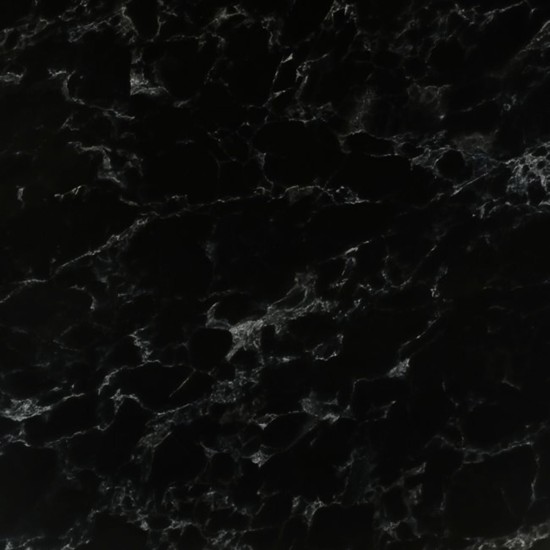 HPL (High Pressure Laminated) Επιφάνεια Τραπεζιού Απόχρωση Black Marble, Εξωτερικού χώρου -  80x80cm/12mm