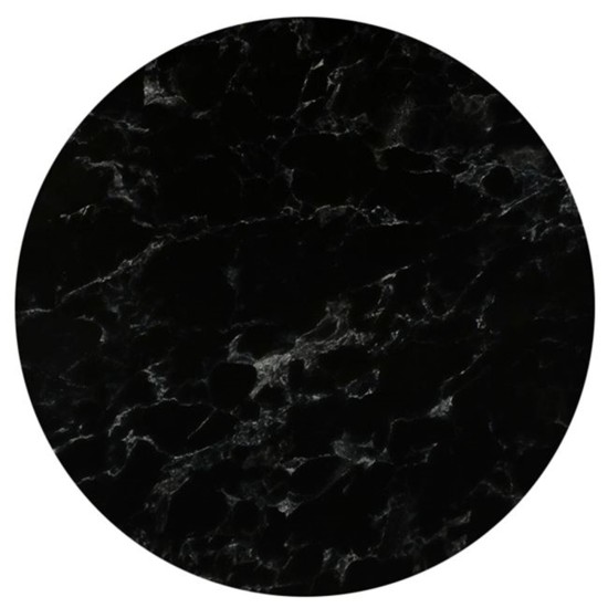 HPL (High Pressure Laminated) Επιφάνεια Τραπεζιού Απόχρωση Black Marble, UV HPL (High Pressure Laminated) Επιφάνεια Τραπεζιού Απόχρωση Black Marble, UV