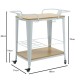 RELIX Trolley Bar-Pro Μέταλλο Βαφή Άσπρο, MDF Απόχρωση Φυσικό RELIX Trolley Bar-Pro Μέταλλο Βαφή Άσπρο, MDF Απόχρωση Φυσικό