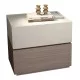 VANITY Κομοδίνο, Αποχρώσεων Sonoma Oak - Cream, με Αποσπώμενα χρωματικά Μέρη VANITY Κομοδίνο, Αποχρώσεων Sonoma Oak - Cream, με Αποσπώμενα χρωματικά Μέρη