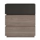 VANITY Συρταριέρα 3 Συρτάρια Αποχρώσεων Sonoma Oak - Grey, με Αποσπώμενα χρωματικά Μέρη
