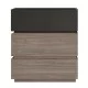 VANITY Συρταριέρα 3 Συρτάρια Αποχρώσεων Sonoma Oak - Grey, με Αποσπώμενα χρωματικά Μέρη VANITY Συρταριέρα 3 Συρτάρια Αποχρώσεων Sonoma Oak - Grey, με Αποσπώμενα χρωματικά Μέρη