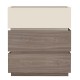 VANITY Συρταριέρα 3 Συρτάρια Αποχρώσεων Sonoma Oak - Cream, με Αποσπώμενα χρωματικά Μέρη VANITY Συρταριέρα 3 Συρτάρια Αποχρώσεων Sonoma Oak - Cream, με Αποσπώμενα χρωματικά Μέρη