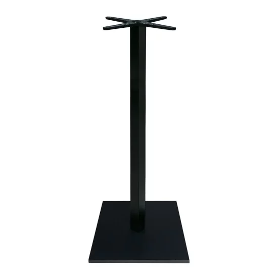 PRATO-W Βάση Τραπεζιού BAR 45x45cm H.93cm Μέταλλο Βαφή Μαύρο με Ρεγουλατόρο / 12,50Kg