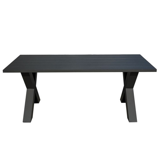 ALLEY Τραπέζι Dining Κήπου-Βεράντας ALU Ανθρακί ALLEY Τραπέζι Dining Κήπου-Βεράντας ALU Ανθρακί