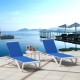 SUMMER K/D Ξαπλώστρα Αλουμίνιο Ανθρακί, PP Άσπρο - Textilene Μπλε SUMMER K/D Ξαπλώστρα Αλουμίνιο Ανθρακί, PP Άσπρο - Textilene Μπλε