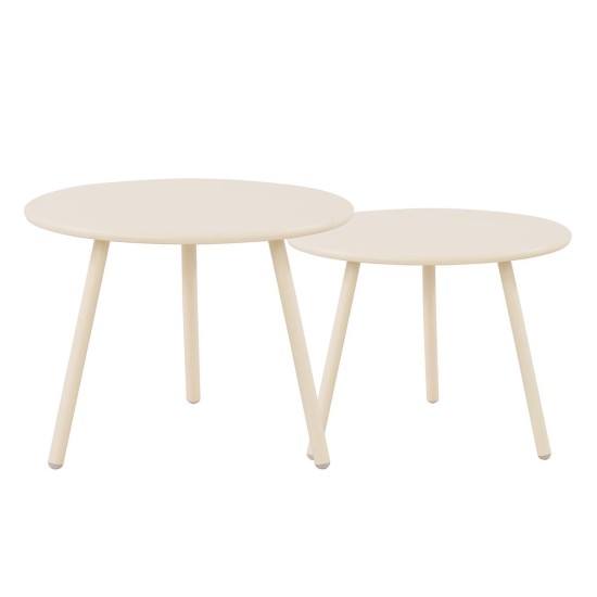 ASTRID Set Σαλόνι Κήπου 5τεμ, PP - Μέταλλο Cream, Μαξιλάρια Sandy Green ASTRID Set Σαλόνι Κήπου 5τεμ, PP - Μέταλλο Cream, Μαξιλάρια Sandy Green