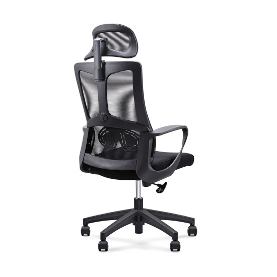 BF8600 Πολυθρόνα Γραφείου Διευθυντή, Mesh Μαύρο, Ύφασμα Μαύρο BF8600 Πολυθρόνα Γραφείου Διευθυντή, Mesh Μαύρο, Ύφασμα Μαύρο