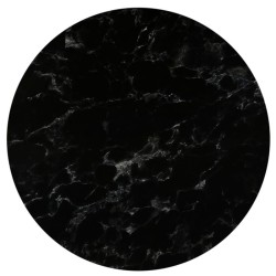 HPL (High Pressure Laminated) Επιφάνεια Τραπεζιού Απόχρωση Black Marble, Εξωτερικού χώρου -  60x110cm/12mm