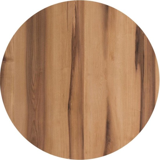 HPL (High Pressure Laminated) Επιφάνεια Τραπεζιού Απόχρωση Rosewood, Εξωτερικού χώρου -  70x70cm/12mm