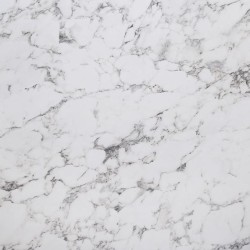 HPL (High Pressure Laminated) Επιφάνεια Τραπεζιού Απόχρωση White Marble, Εξωτερικού χώρου -  60x110cm/12mm