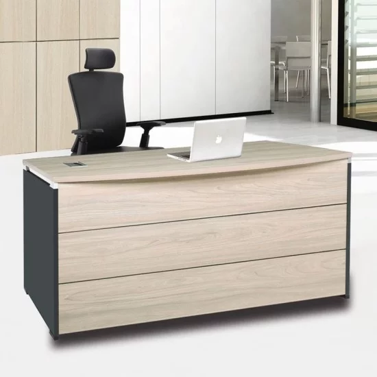PROGRESS Γραφείο 160x80cm Απόχρωση Elm-Sky Grey PROGRESS Γραφείο 160x80cm Απόχρωση Elm-Sky Grey