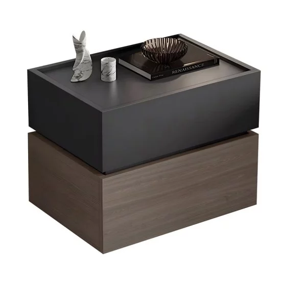 VANITY Κομοδίνο, Αποχρώσεων Sonoma Oak - Grey, με Αποσπώμενα χρωματικά Μέρη VANITY Κομοδίνο, Αποχρώσεων Sonoma Oak - Grey, με Αποσπώμενα χρωματικά Μέρη