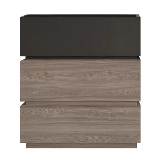 VANITY Συρταριέρα 3 Συρτάρια Αποχρώσεων Sonoma Oak - Grey, με Αποσπώμενα χρωματικά Μέρη VANITY Συρταριέρα 3 Συρτάρια Αποχρώσεων Sonoma Oak - Grey, με Αποσπώμενα χρωματικά Μέρη