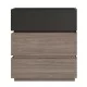 VANITY Συρταριέρα 3 Συρτάρια Αποχρώσεων Sonoma Oak - Grey, με Αποσπώμενα χρωματικά Μέρη VANITY Συρταριέρα 3 Συρτάρια Αποχρώσεων Sonoma Oak - Grey, με Αποσπώμενα χρωματικά Μέρη