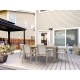 Σετ Τραπεζαρίας 7Τμχ Vegas Pacific Taupe 100X180/220Χ75Εκ. Σετ Τραπεζαρίας 7Τμχ Vegas Pacific Taupe 100X180/220Χ75Εκ.